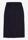 A black Peggy Skirt Raphaela with a straight silhouette and high rise waist.