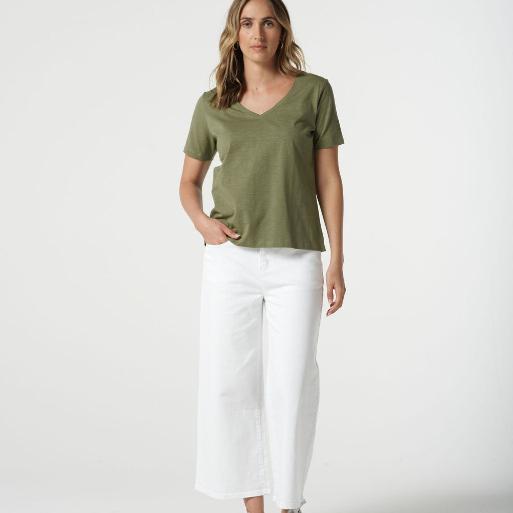 V Neck Tee Stud