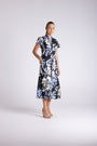 Peony Print Dress by Two-Ts - front view