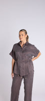 Willow Shirt by Two-Ts in Chestnut front view