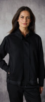 Black Long sleeve jacket with pockets