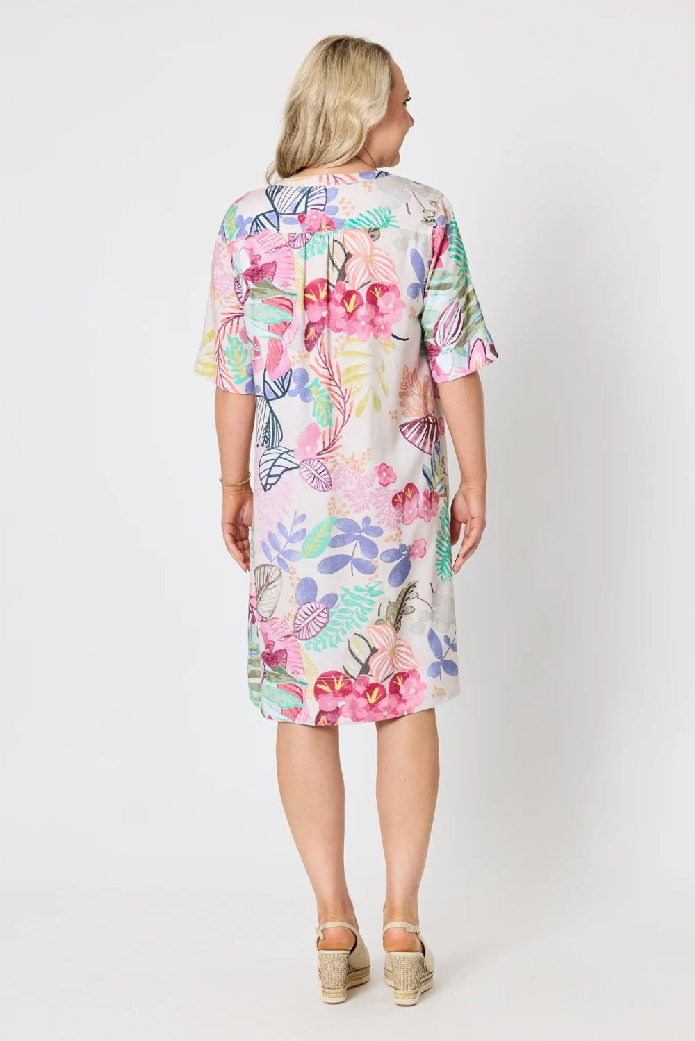 Desert Rose Print Dress -gs