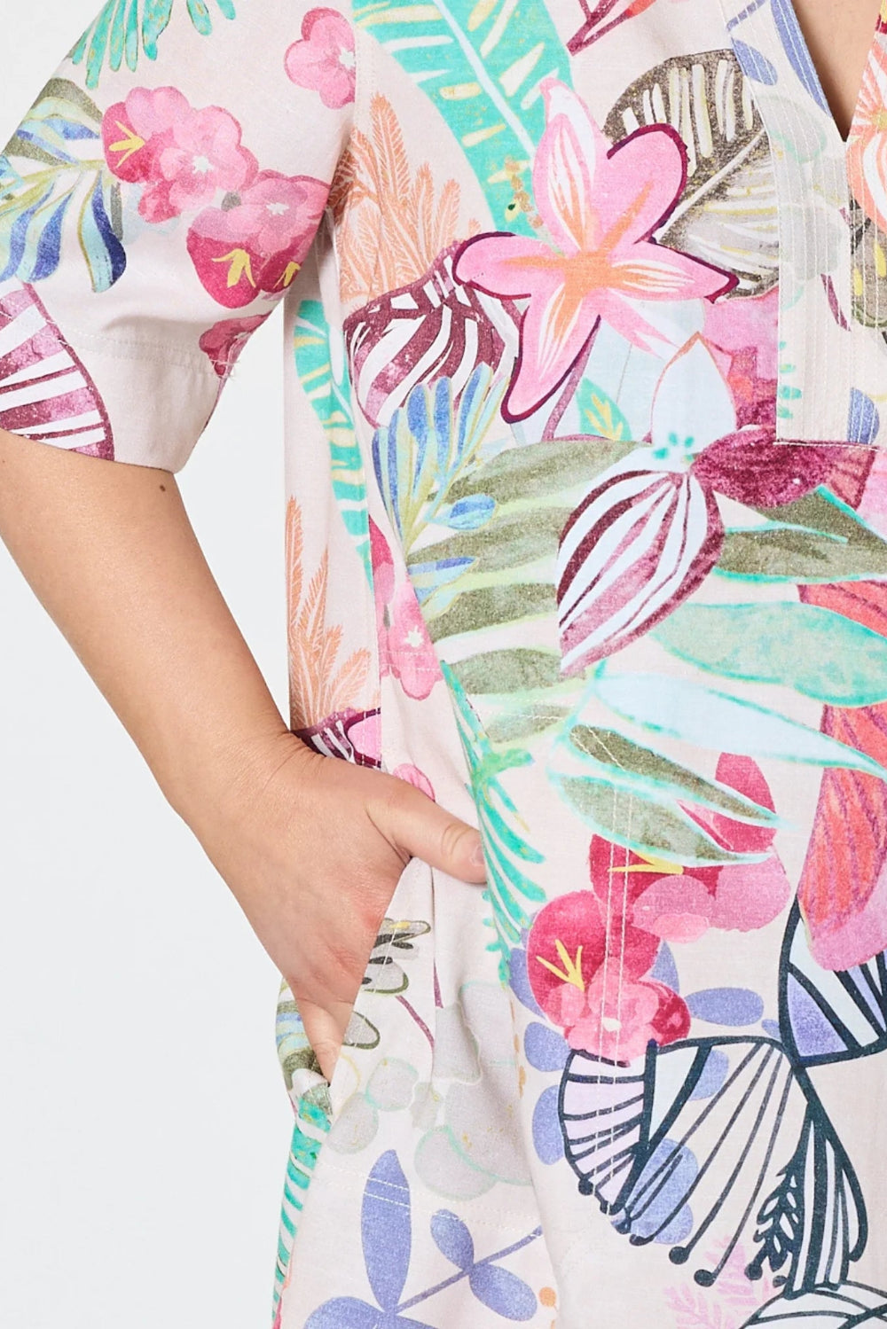 Desert Rose Print Dress -gs