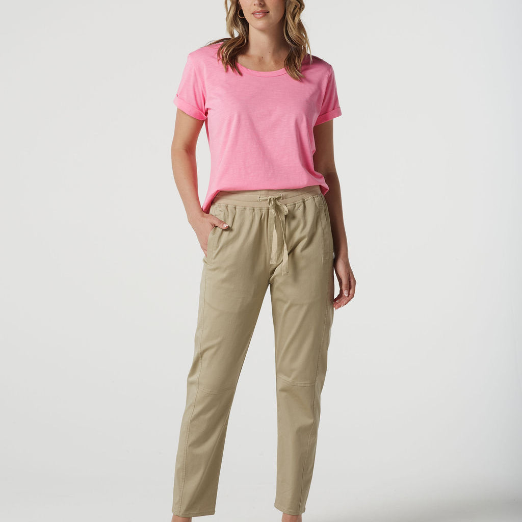 Stretch Woven Jogger Cropped
