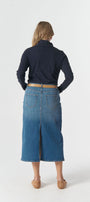 navy solid skivvy by Goondiwindi cotton