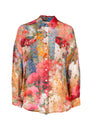 Fluid texture and an effortless silhouette define this relaxed everyday staple. The BLOOM THERE DONE THAT shirt is crafted in LOVE GROWS HERE viscose yoryu and designed in an easy boyfriend fit. A button-through front and front patch pockets lend a laid-back feel, while fixed cuffs with button fastenings add a refined finishing touch.
