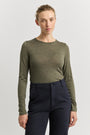 Kale crew merino Tee front image