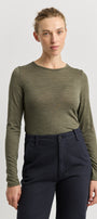 Kale crew merino Tee front image