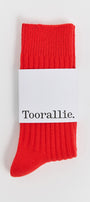 Red Rib sock 97% Australian Merino Lambswool 3% Nylon