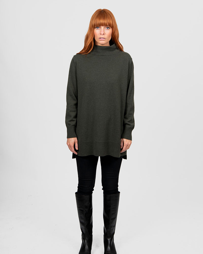 Funnel Neck Tunic