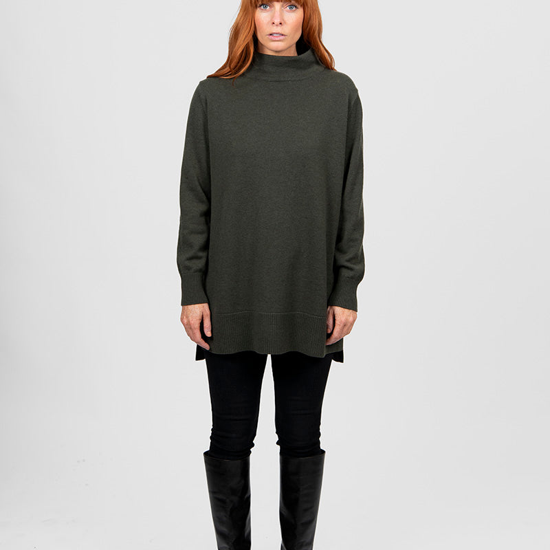 Funnel Neck Tunic
