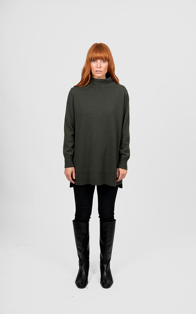 Funnel Neck Tunic