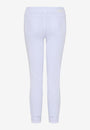 Back view white pants