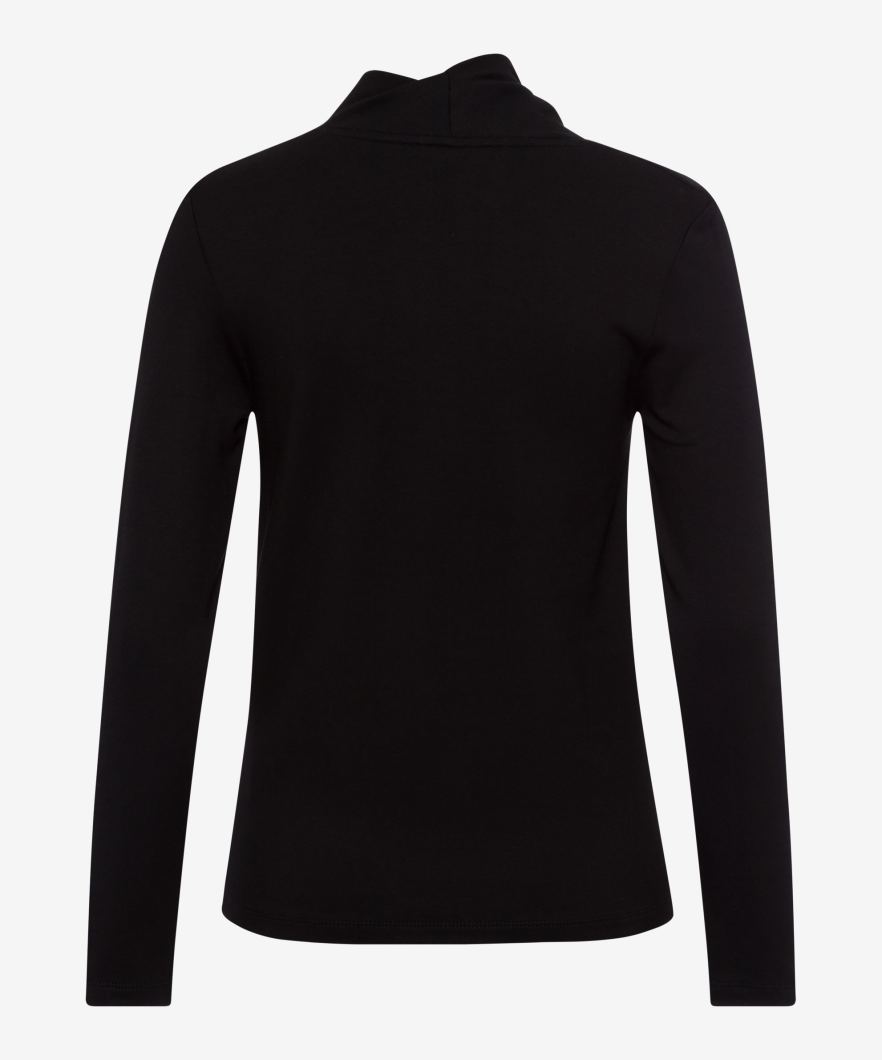 Black long sleeve top.