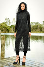 "Curate by Trelise Cooper Lustre for Life black sequined lace column dress"