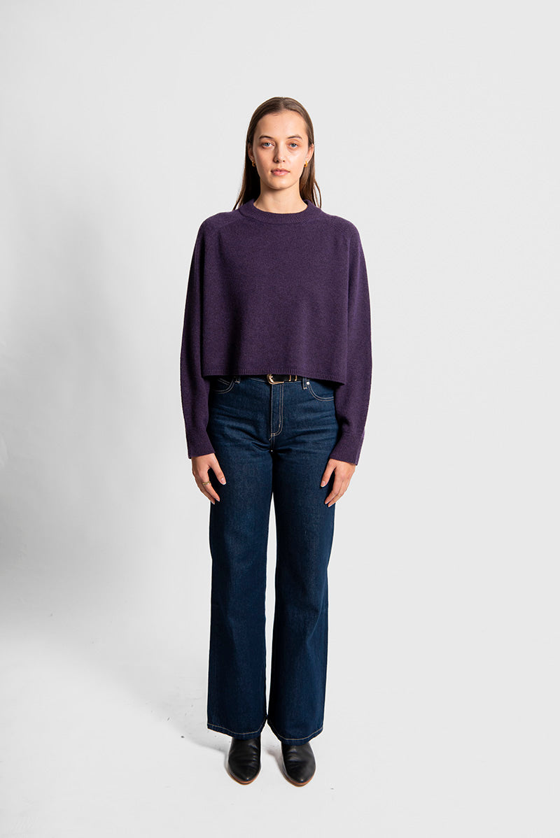 Batwing Saddle Shoulder Pullover