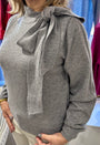 "Pingpong Victoria Pullover in Grey Marle — 100% Merino Wool"