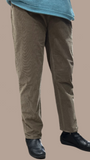 "BRAX Mary Cosy Cord Pant in Chocolate stretch corduroy straight leg pant"
