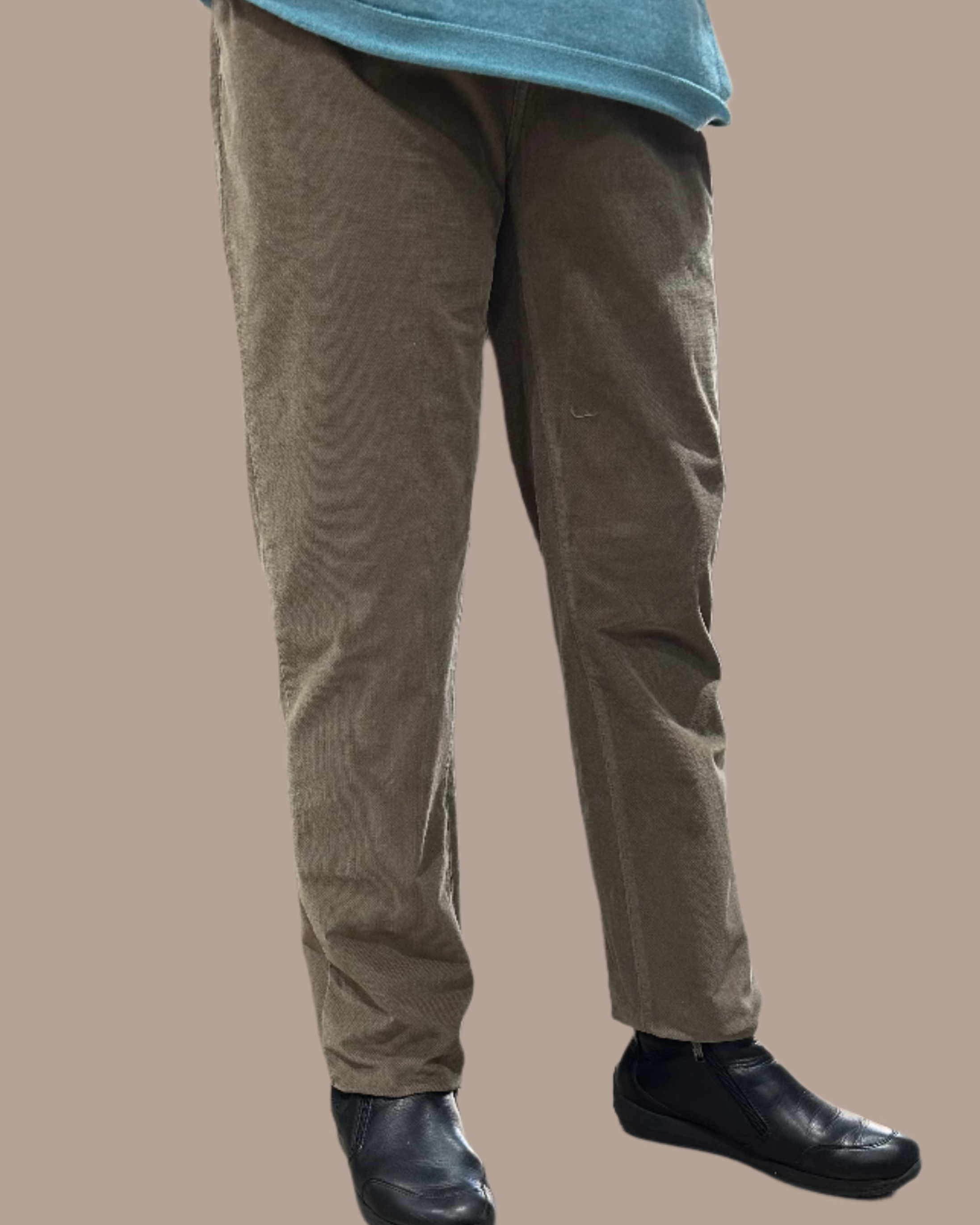 "BRAX Mary Cosy Cord Pant in Chocolate — stretch corduroy straight leg pant"