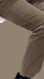 Close up of brown pants 