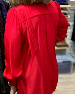 Hudson L/S Tie Blouse Lustre