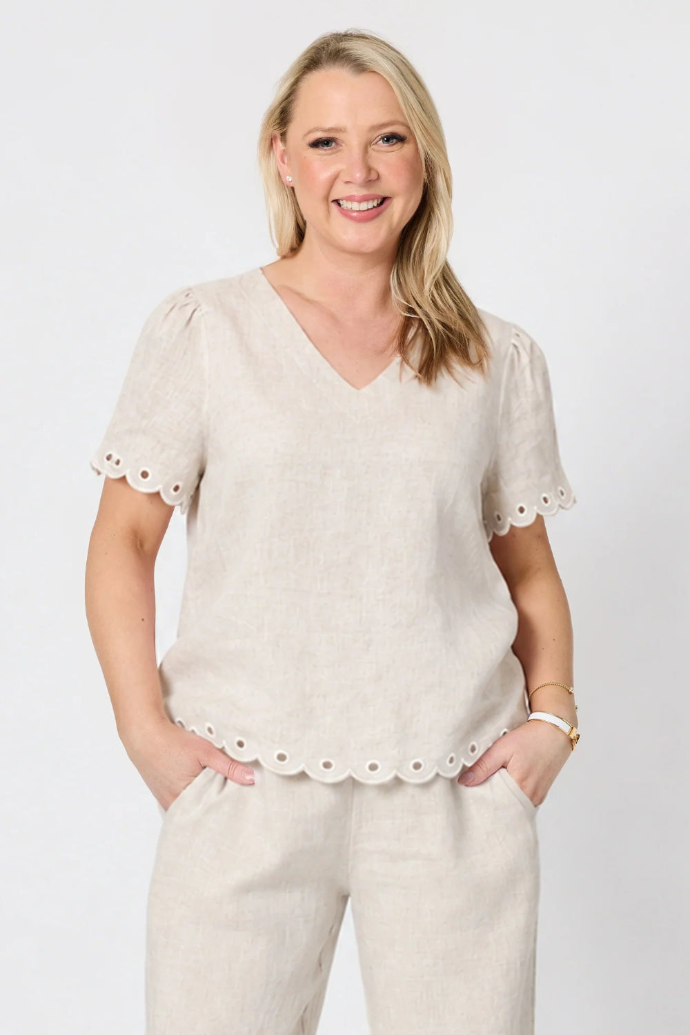Lilly Linen Top