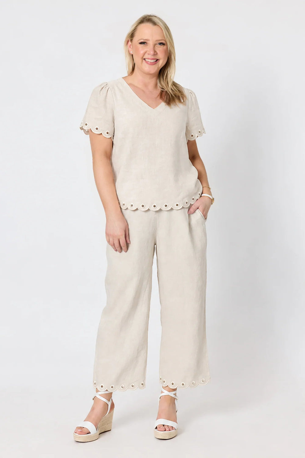 Lilly Linen Top