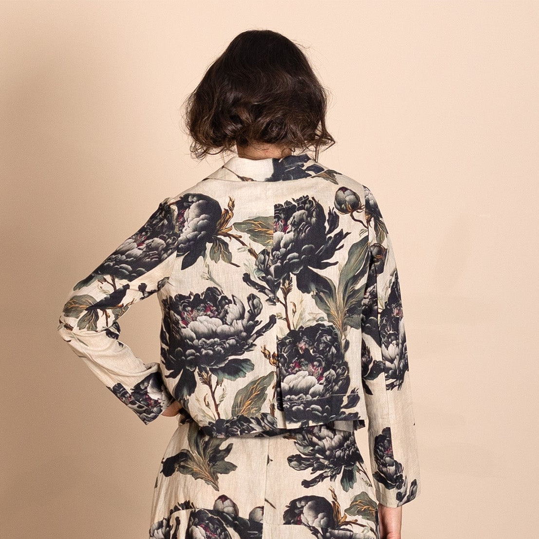 Black Roses Tailored Birdie Jacket