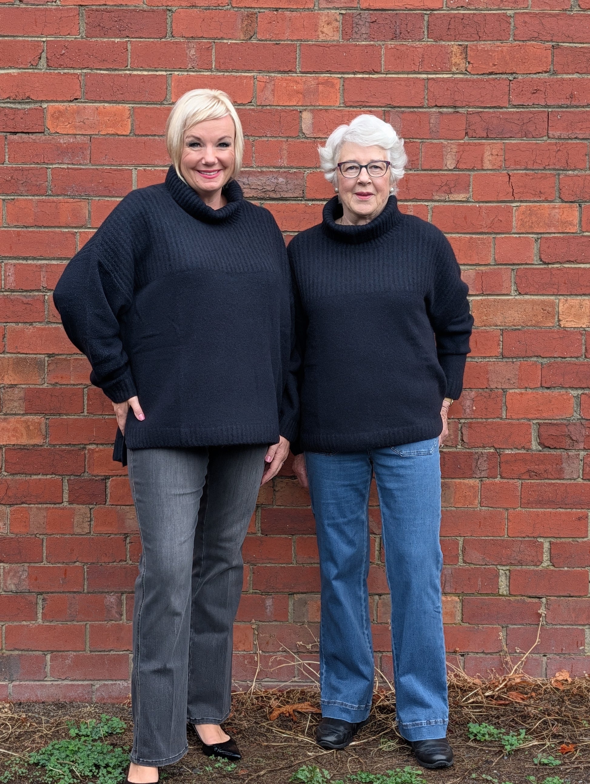 Relax Fit Rolled Neck Jumper
