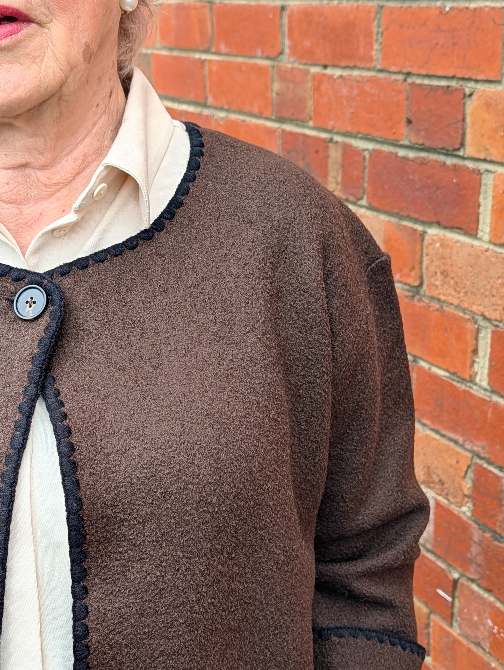 Crochet Edge Cardi Coat