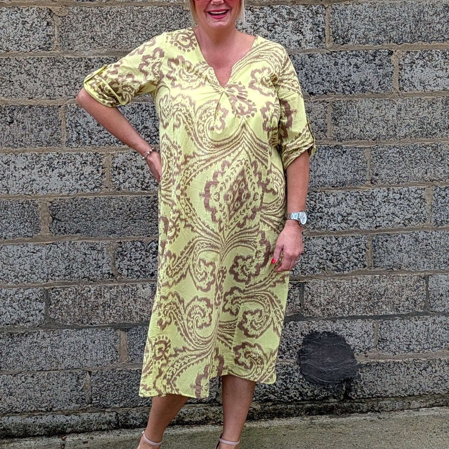 Cotton Voile Batik Dress