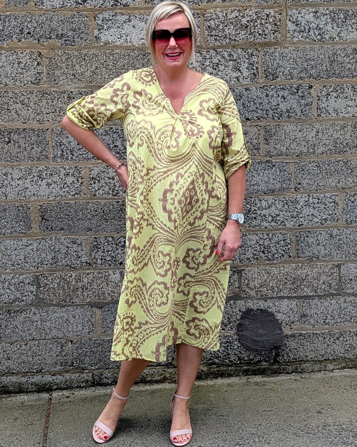 Cotton Voile Batik Dress