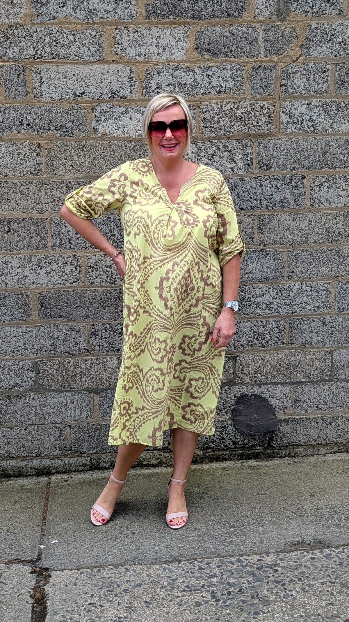 Cotton Voile Batik Dress