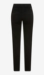 Black slim fit jeans shown from the back, featuring a high waist and classic pocket design.