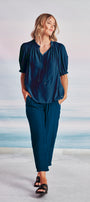 Surrey Pant by Glide by Verge in Sapphire - front view