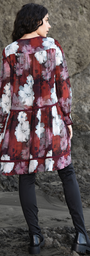 Always The Oppor-Tunic Dress by Curate by Trelise Cooper in Merlot - back viewk