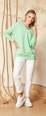 Paris Jean by VERGE in White - front view

