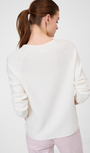 Back view white jumper