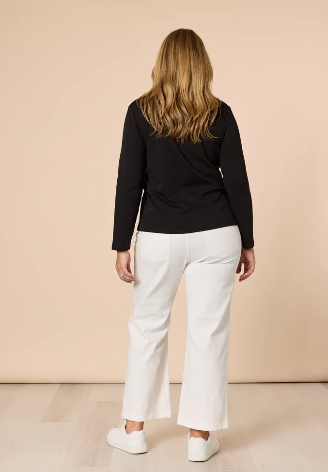 Hudson High Rise Wide Leg Jean