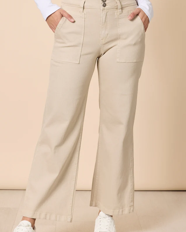 Hudson High Rise Wide Leg Jean