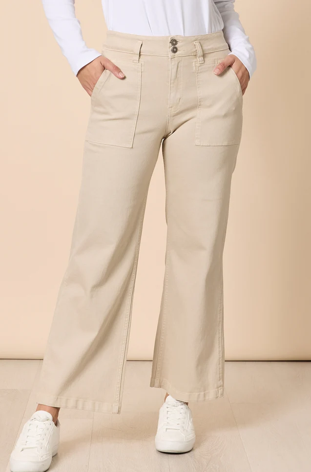 Hudson High Rise Wide Leg Jean