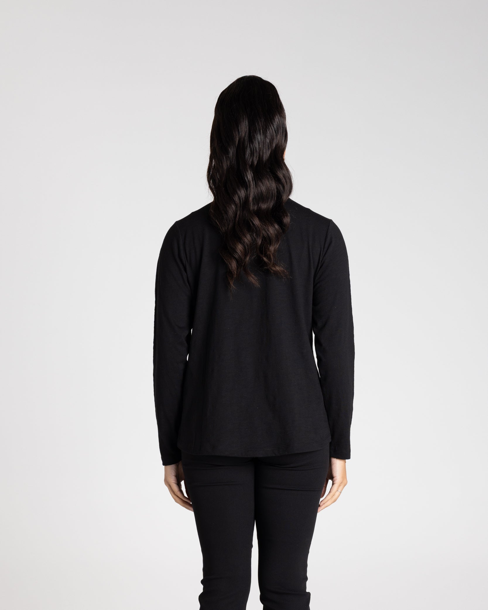 Long Sleeve Crew with DTMLogo Sequin