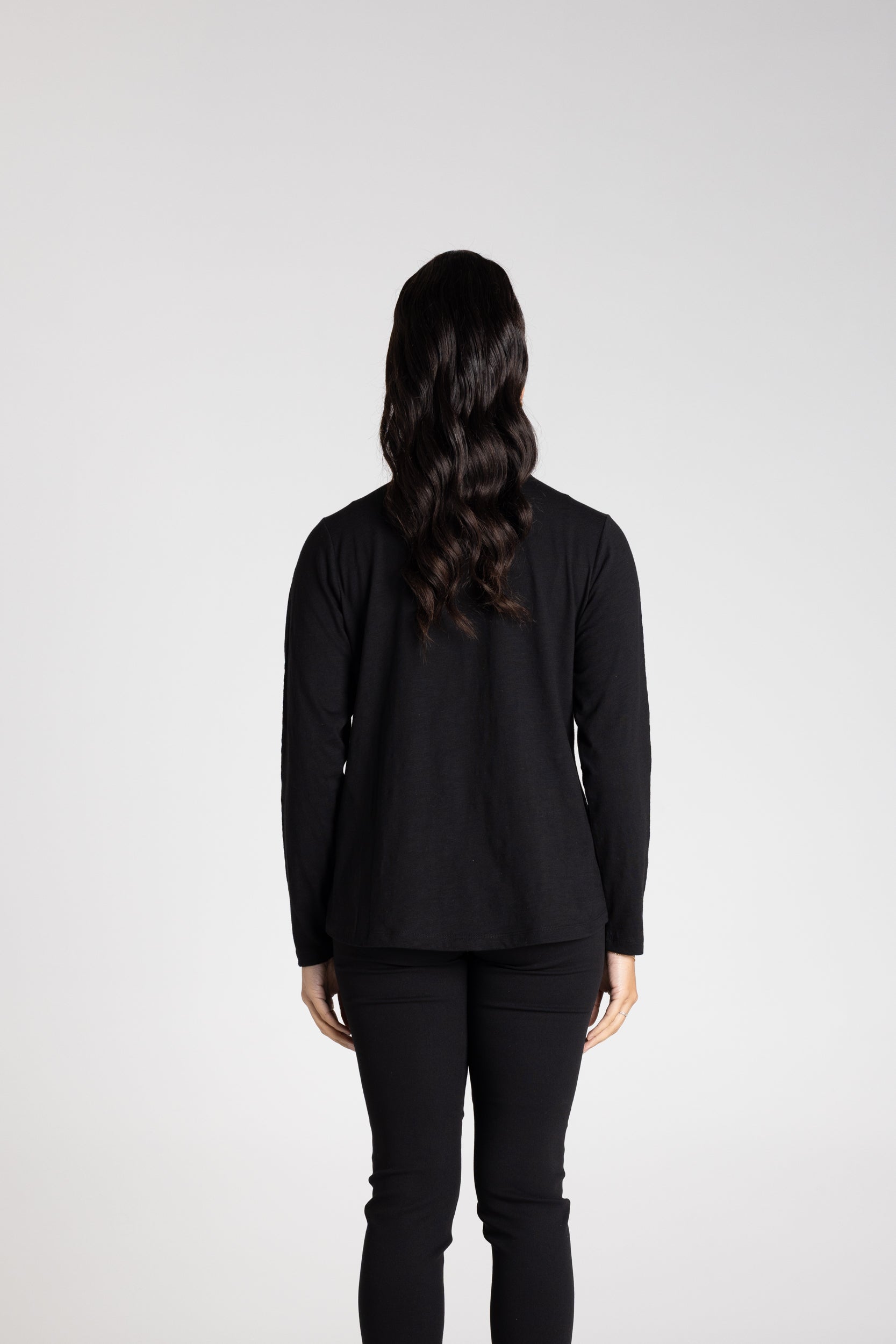 Long Sleeve Crew with DTMLogo Sequin