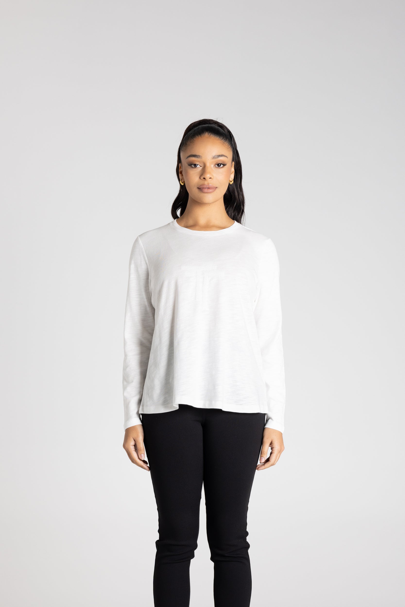 Long Sleeve Crew with DTMLogo Sequin