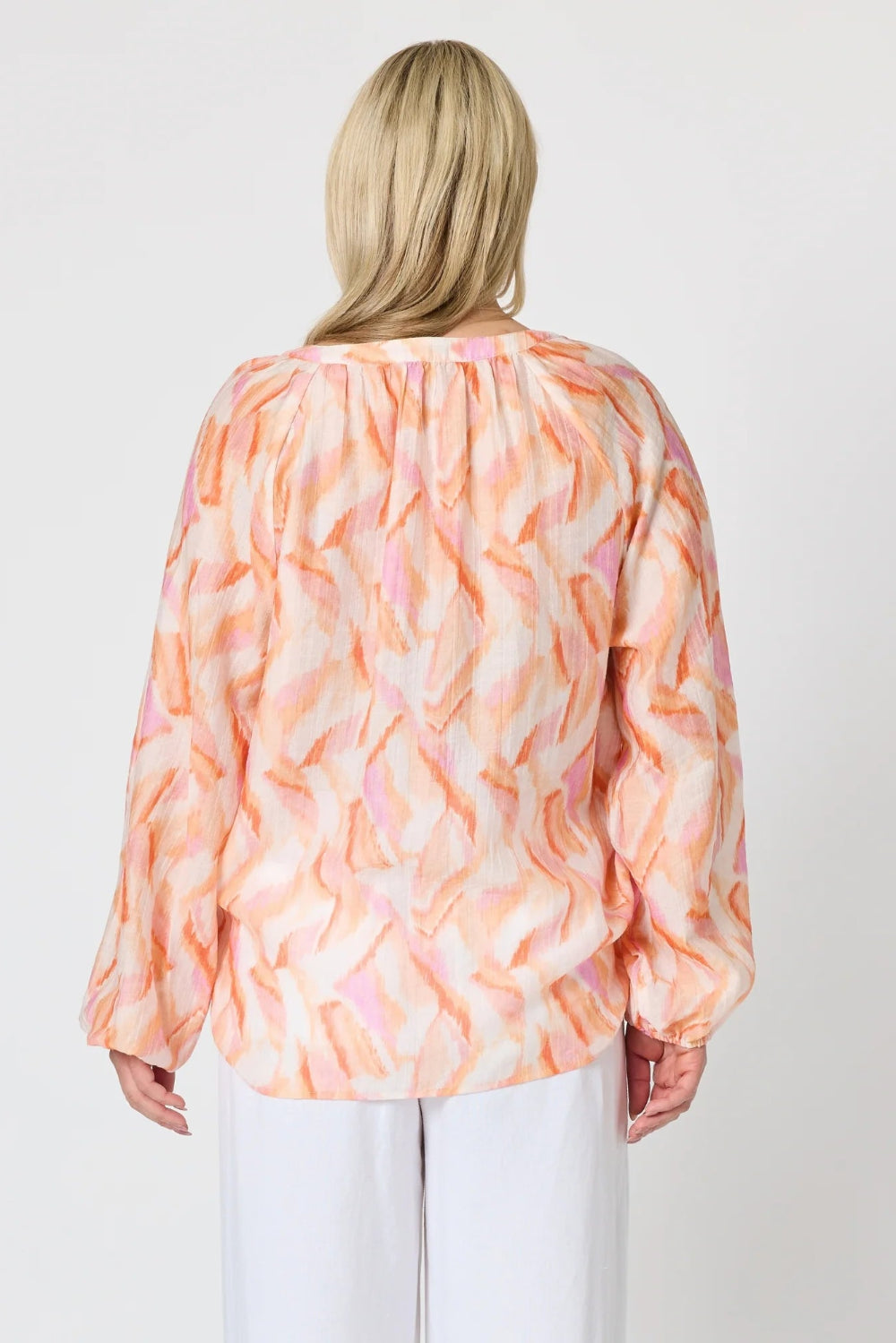Tuscan Sunset Print Top