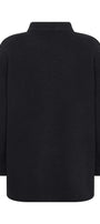 Black coat on a white background
