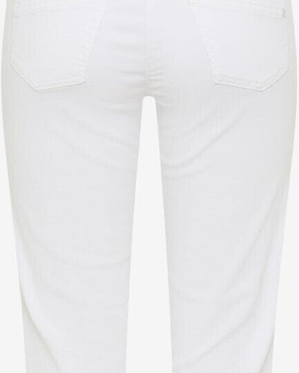 White capri pants bsck view.
