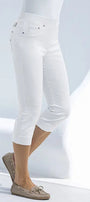 White pants Side view