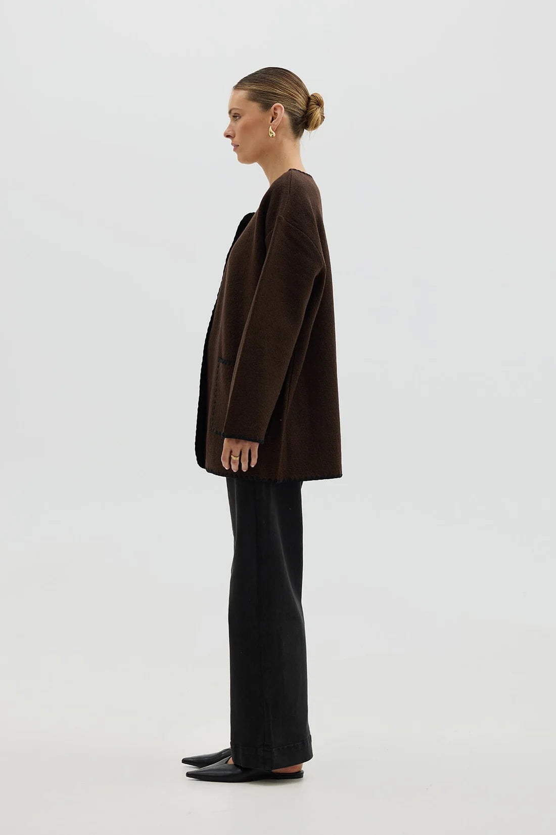 Crochet Edge Cardi Coat