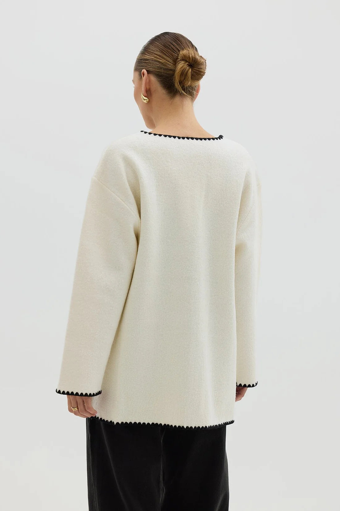 Crochet Edge Cardi Coat